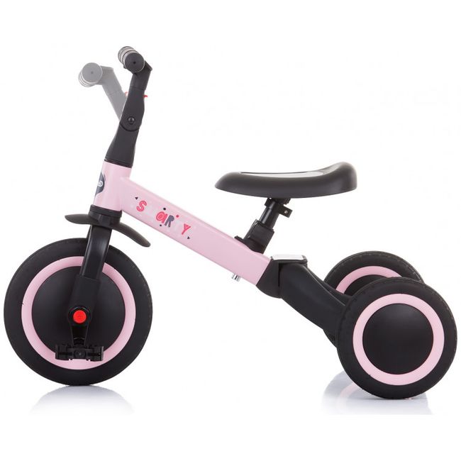 Chipolino Smarty 2 in 1 Μετατρεπόμενο Τρίκυκλο Ποδήλατο 12+ μηνών Light Pink TRKSM0204LP