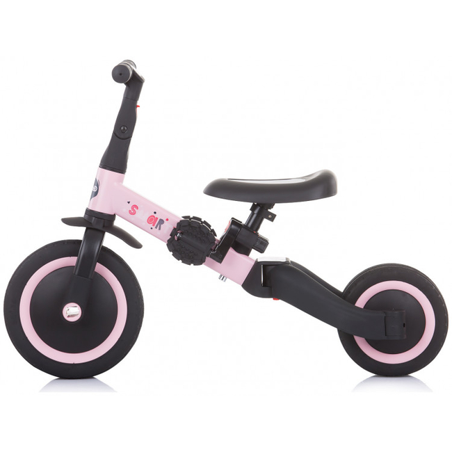 Chipolino Smarty 2 in 1 Tricycle Balance 12+ months Light Pink TRKSM0204LP