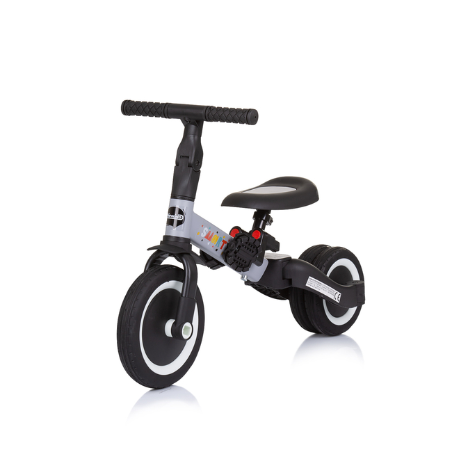 Chipolino Smarty 2 in 1 Μετατρεπόμενο Τρίκυκλο Ποδήλατο 12+ μηνών Grey TRKSM02301GY