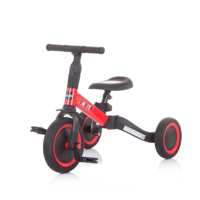 Chipolino Smarty 2 in 1 Tricycle Balance 12+ months - Red (TRKSM0201RE )