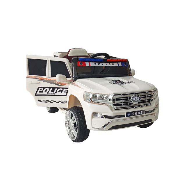 Chipolino SUV Patrol Police 6V Ηλεκτροκίνητο Παιδικό Περιπολικό με Αξεσουάρ 3+ ετών Λευκό ELJPPL0231W
