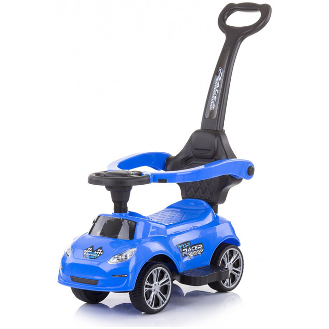 Chipolino Turbo Musical ride on car with handle Blue ROCTR02105BL