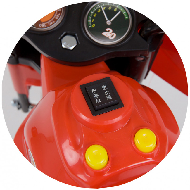 Chipolino V Electric Motorcycle 6V Red ELMVS0224RE