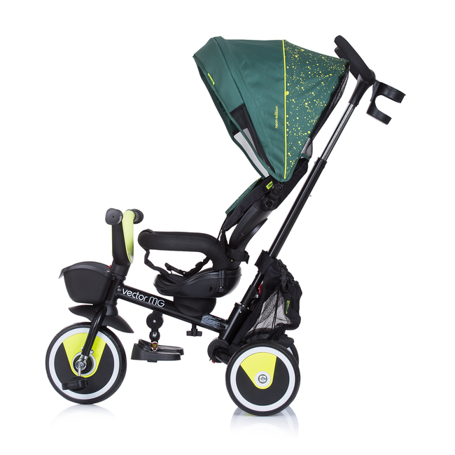 Chipolino Vector MG Αναστρέψιμο Αναδιπλουμενο Τρίκυκλο Παιδικό Ποδήλατο με Αξεσουάρ Avocado TRKVEM224AV