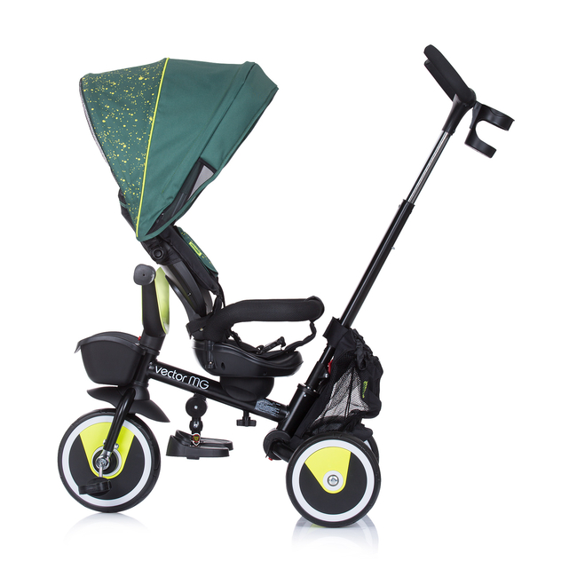 Chipolino Vector MG Αναστρέψιμο Αναδιπλουμενο Τρίκυκλο Παιδικό Ποδήλατο με Αξεσουάρ Avocado TRKVEM224AV