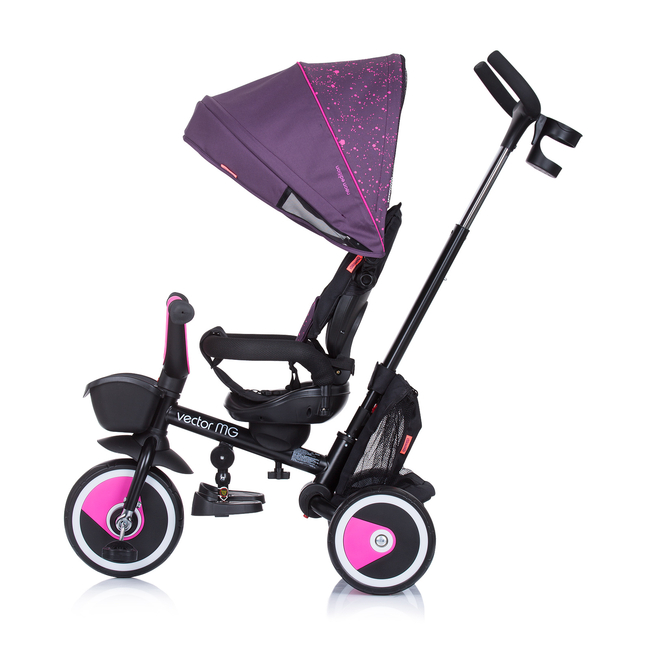 Chipolino Vector MG Reversible Folding Tricycle Children's Bike with Accessories Lilac TRKVEM225LL
