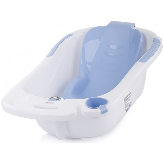 Chipolino Set bath tub, baby bath bed and stand Vela 87cm Blue VKVE00211BL