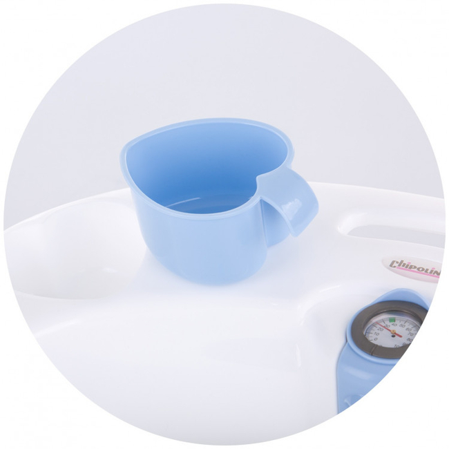 Chipolino Set bath tub, baby bath bed and stand Vela 87cm Blue VKVE00211BL