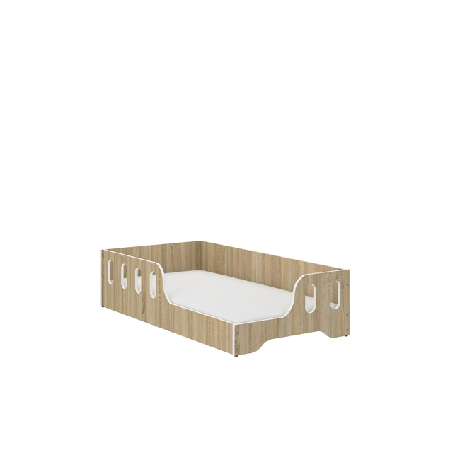 Montessori Coco Children's Bed 160 x 80 cm + Gift Mattress Natural L