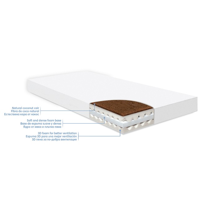 Kikka Boo Στρώμα CocoCraft 60x120x15cm Bear Beige 41107030070