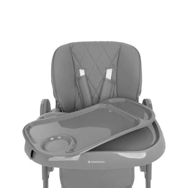 Kikka Boo Καρεκλάκι φαγητού Comfy Grey 31004010149 (Δώρο Μπολ Φαγητού με κουταλάκι)