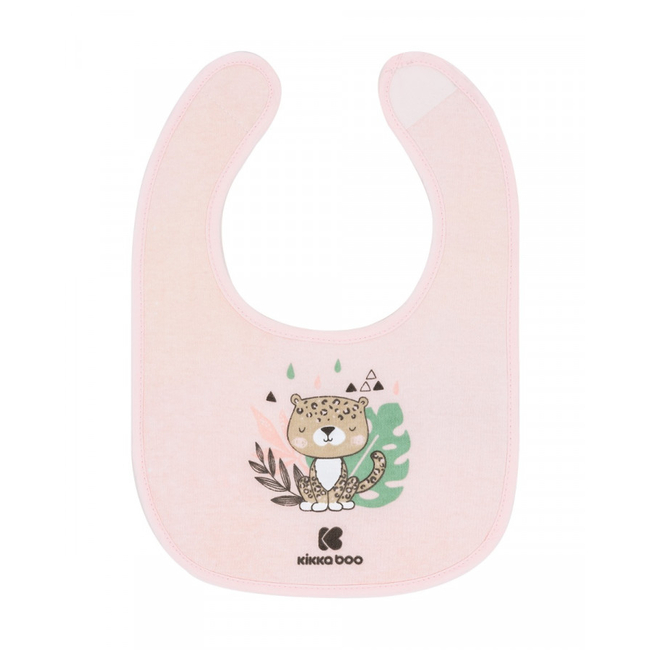 Kikka Boo Set of 3 cotton bibs Savanna Pink (31303030028)