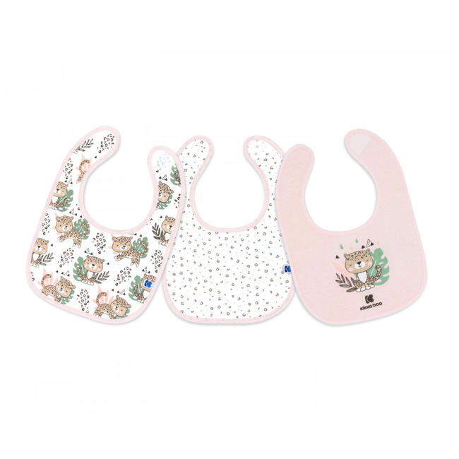 Kikka Boo Set of 3 cotton bibs Savanna Pink (31303030028)