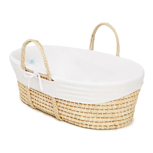 Liner for Moses Basket Ogranoc Cotton White