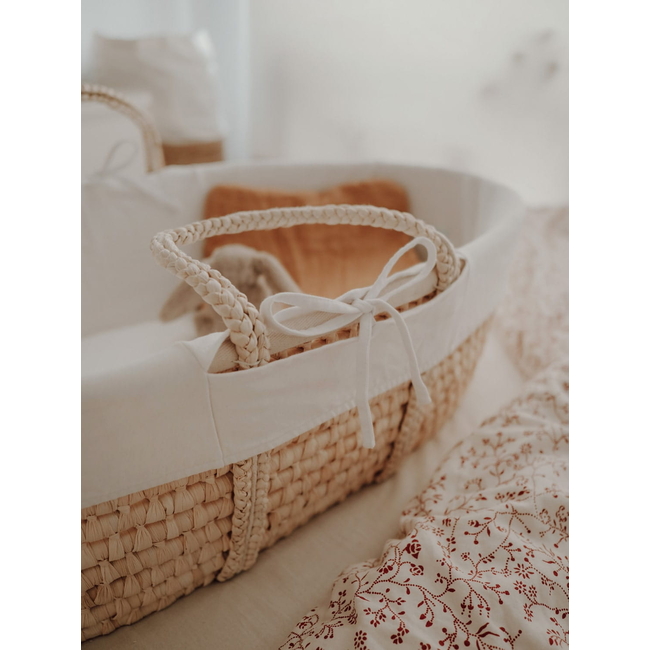 Liner for Moses Basket Ogranoc Cotton White