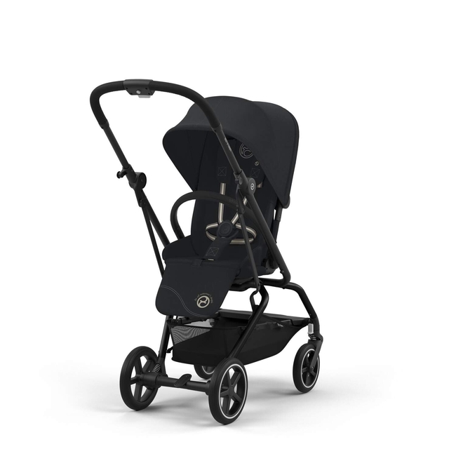Cybex Eezy S Twist +2 – Καρότσι 360° για Νεογέννητο έως 22kg Magic Black 524000087