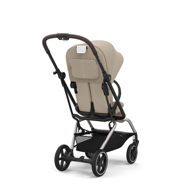 Cybex Eezy S Twist +2 – Καρότσι 360° για Νεογέννητο έως 22kg Almond Beige 524000127