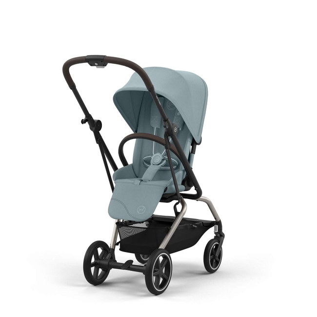 Cybex Eezy S Twist +2 – Καρότσι 360° για Νεογέννητο έως 22kg Stormy Blue 524000111