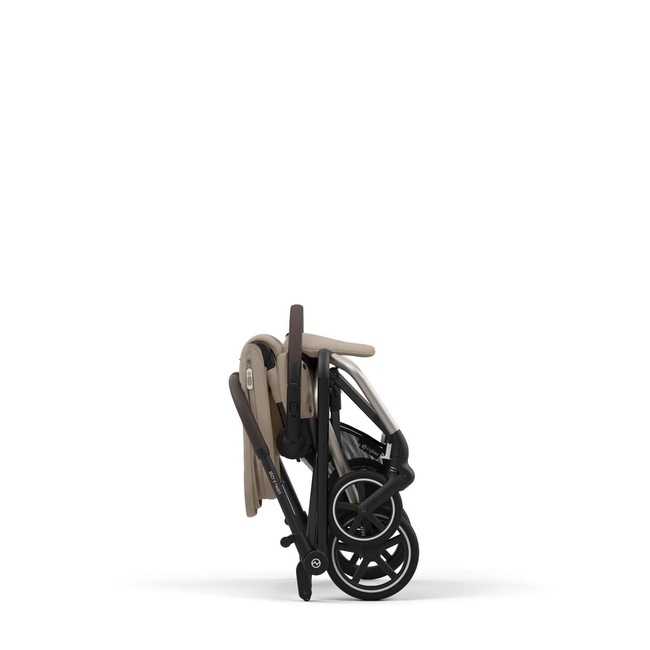 Cybex Eezy S Twist +2 – Καρότσι 360° για Νεογέννητο έως 22kg Almond Beige 524000127