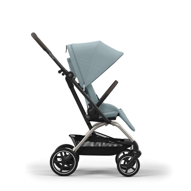 Cybex Eezy S Twist +2 – Καρότσι 360° για Νεογέννητο έως 22kg Stormy Blue 524000111