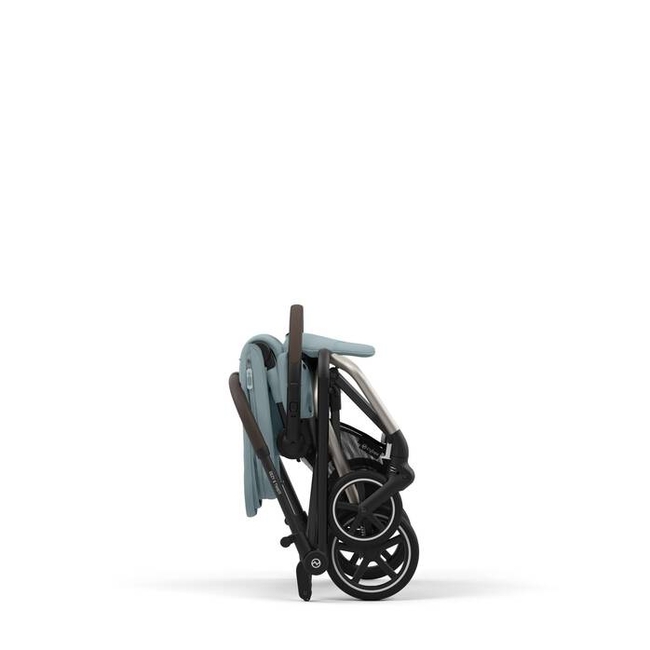 Cybex Eezy S Twist +2 – Καρότσι 360° για Νεογέννητο έως 22kg Stormy Blue 524000111