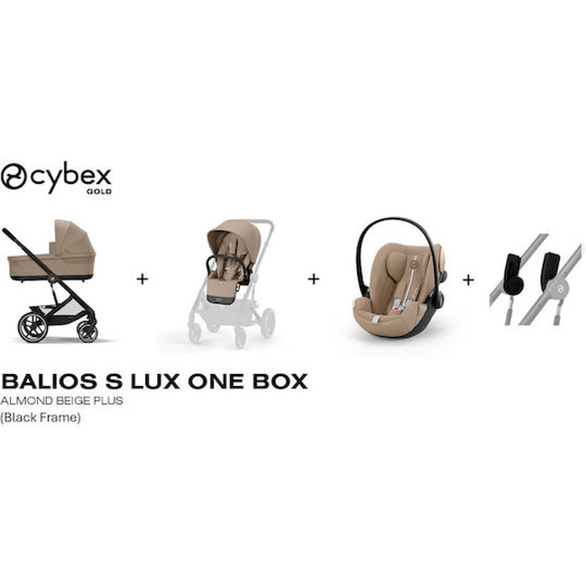 Cybex Balios S Lux 4 in 1 BLK One Box Πολυκαρότσι Almond Beige 524002549
