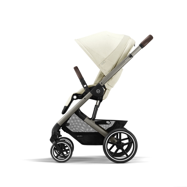 Cybex Balios S Lux Βρεφικό Καρότσι Taupe Frame 0-22kg Seashell Beige 522002565