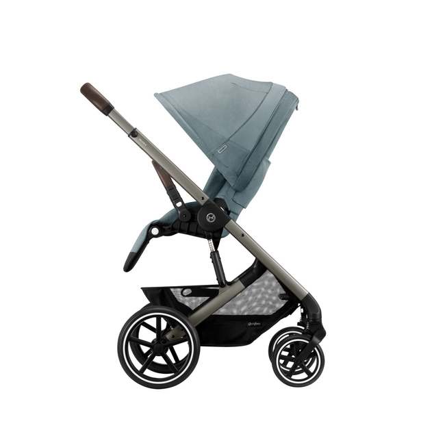 Cybex Balios S Lux Βρεφικό Καρότσι Taupe Frame 0-22kg Sky Blue 522002557