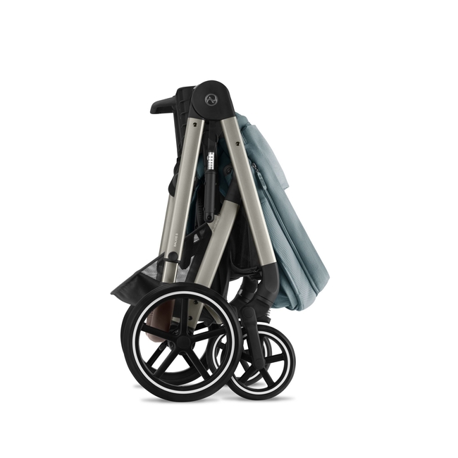 Cybex Balios S Lux Βρεφικό Καρότσι Taupe Frame 0-22kg Sky Blue 522002557