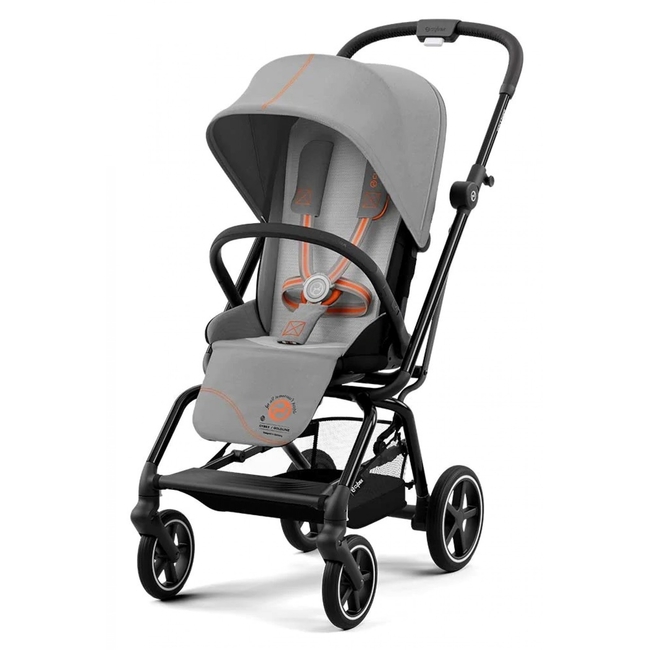 Cybex EEZY S TWIST+ 2 BLK Βρεφικό Καρότσι Lava Grey Leather 522003769