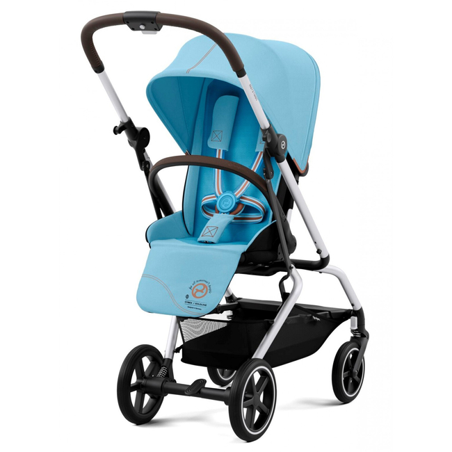 Cybex EEZY S TWIST+ 2 SLV Βρεφικό Καρότσι Beach Blue 522001117