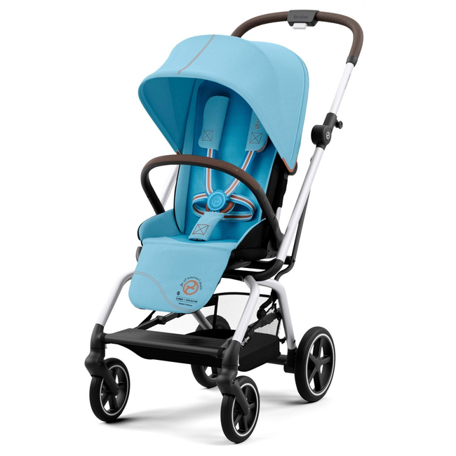 Cybex EEZY S TWIST+ 2 SLV Βρεφικό Καρότσι Beach Blue 522001117