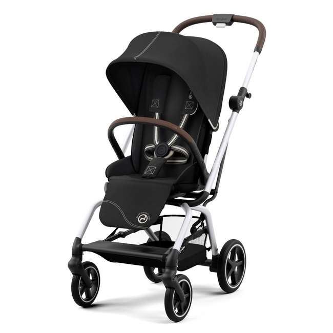 Cybex EEZY S TWIST+ 2 SLV Βρεφικό Καρότσι Moon Black 522001087