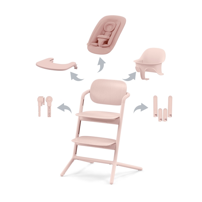 Cybex Lemo 4-in-1 Highchair Pearl Pink 521003191