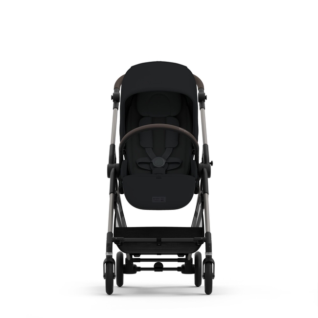 Cybex Melio Βρεφικό Καρότσι 6.1 kg Moon Black 522002647