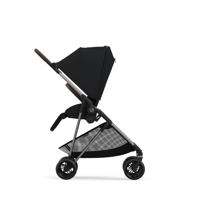 Cybex Melio Βρεφικό Καρότσι 6.1 kg Moon Black 522002647