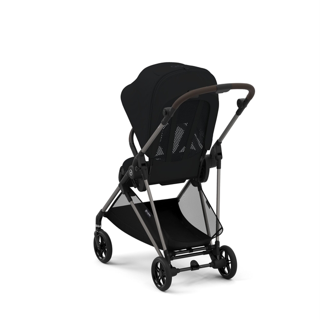 Cybex Melio Βρεφικό Καρότσι 6.1 kg Moon Black 522002647