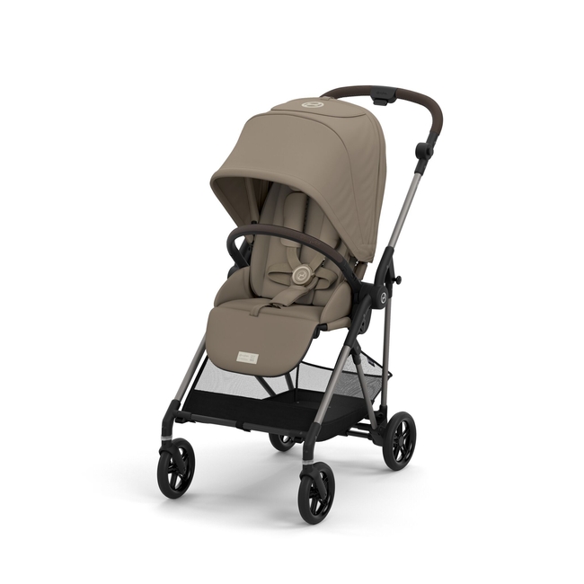 Cybex Melio Βρεφικό Καρότσι 6.1 kg Seashell Beige 522002643