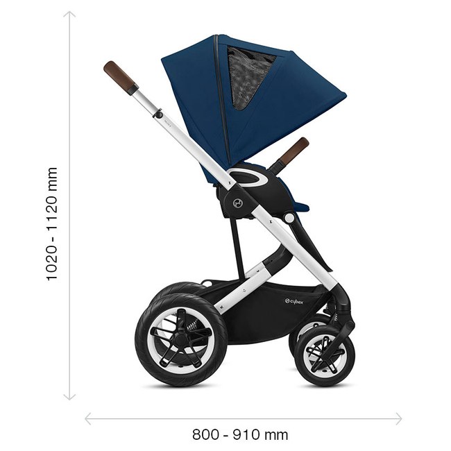 Cybex Talos S Lux Baby Stroller BLK 0-22kg Navy Blue 520001419