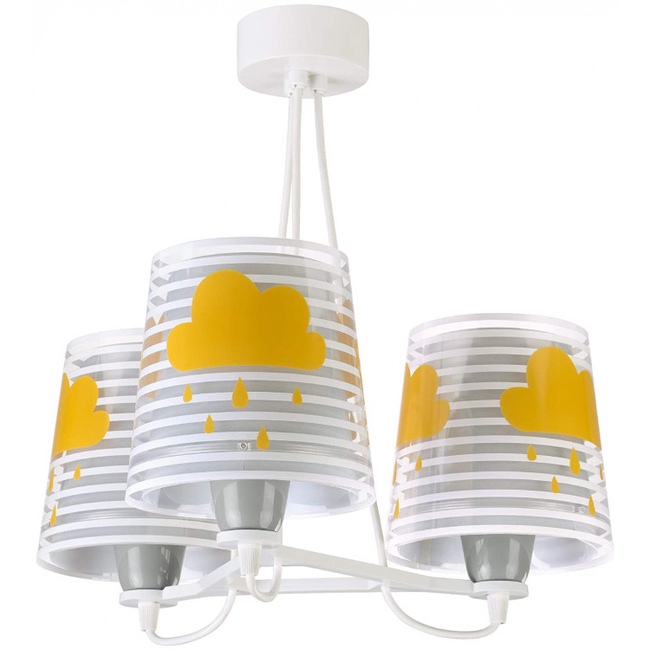 Dalber Ceiling Light For Kids Room Cloud Grey 81197E