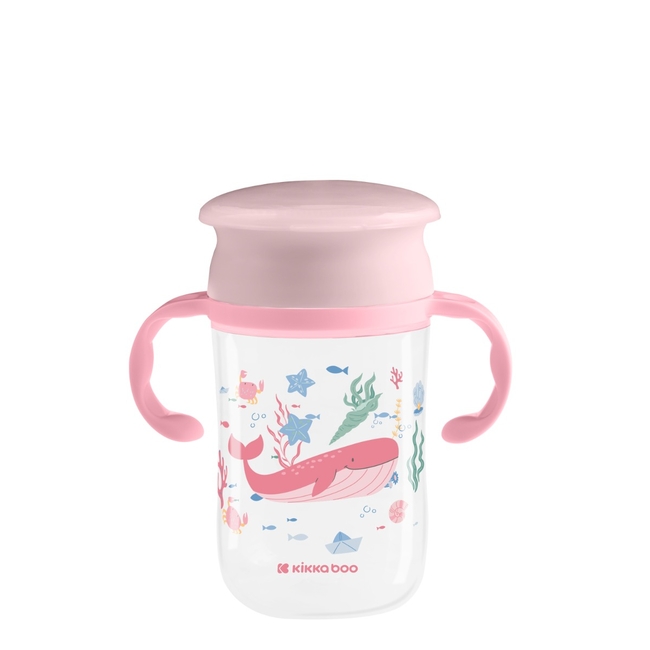 Kikka Boo 360° drinking cup 300ml Deep Sea Pink 31302030068