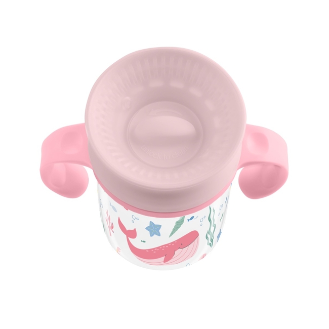 Kikka Boo 360° drinking cup 300ml Deep Sea Pink 31302030068