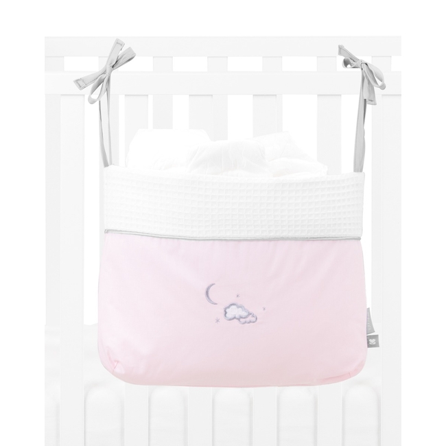 Kikka Boo Diaper basket with ties Dream Big Pink 31108060059