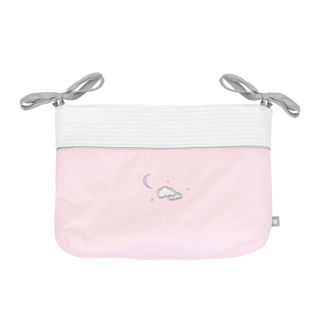 Kikka Boo Diaper basket with ties Dream Big Pink 31108060059