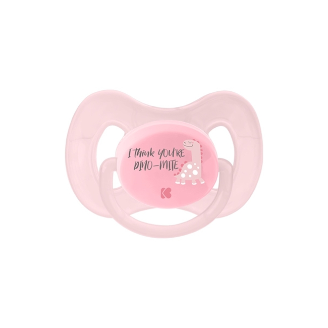 Kikka Boo Pacifier 0-6m Dinomite Pink 31303010059