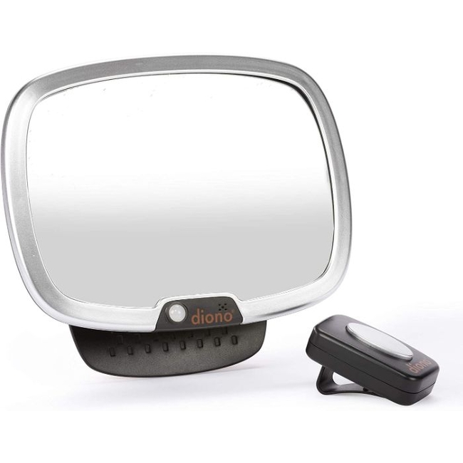 Diono Easy View Plus Βοηθητικός Καθρέπτης LED Αυτοκινήτου για μωρά με Control 21.5x16.5cm  (60342)