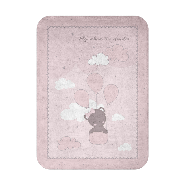 Kikka Boo Super soft blanket 110/140 cm Dream Big Pink 31103020158