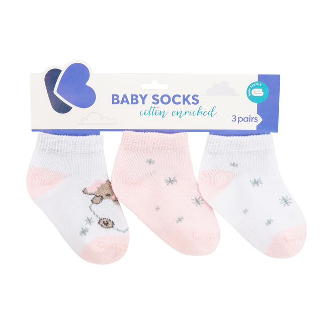 Baby summer socks Dream Big Pink