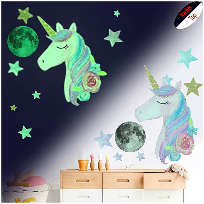 Einhorn Unicorn Stickers for Ceiling and Wall Decals X001DSWLQ7