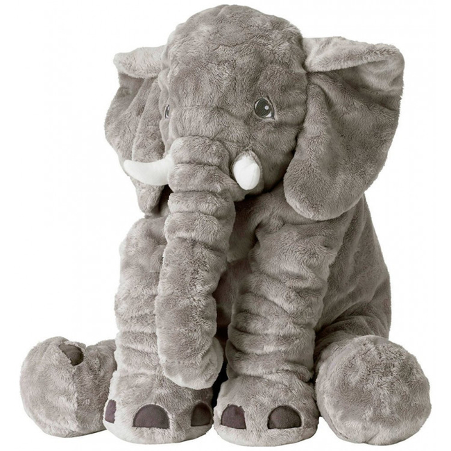 LARGE Sweet Dreams Elephant Plush Toy 70 cm - Grey